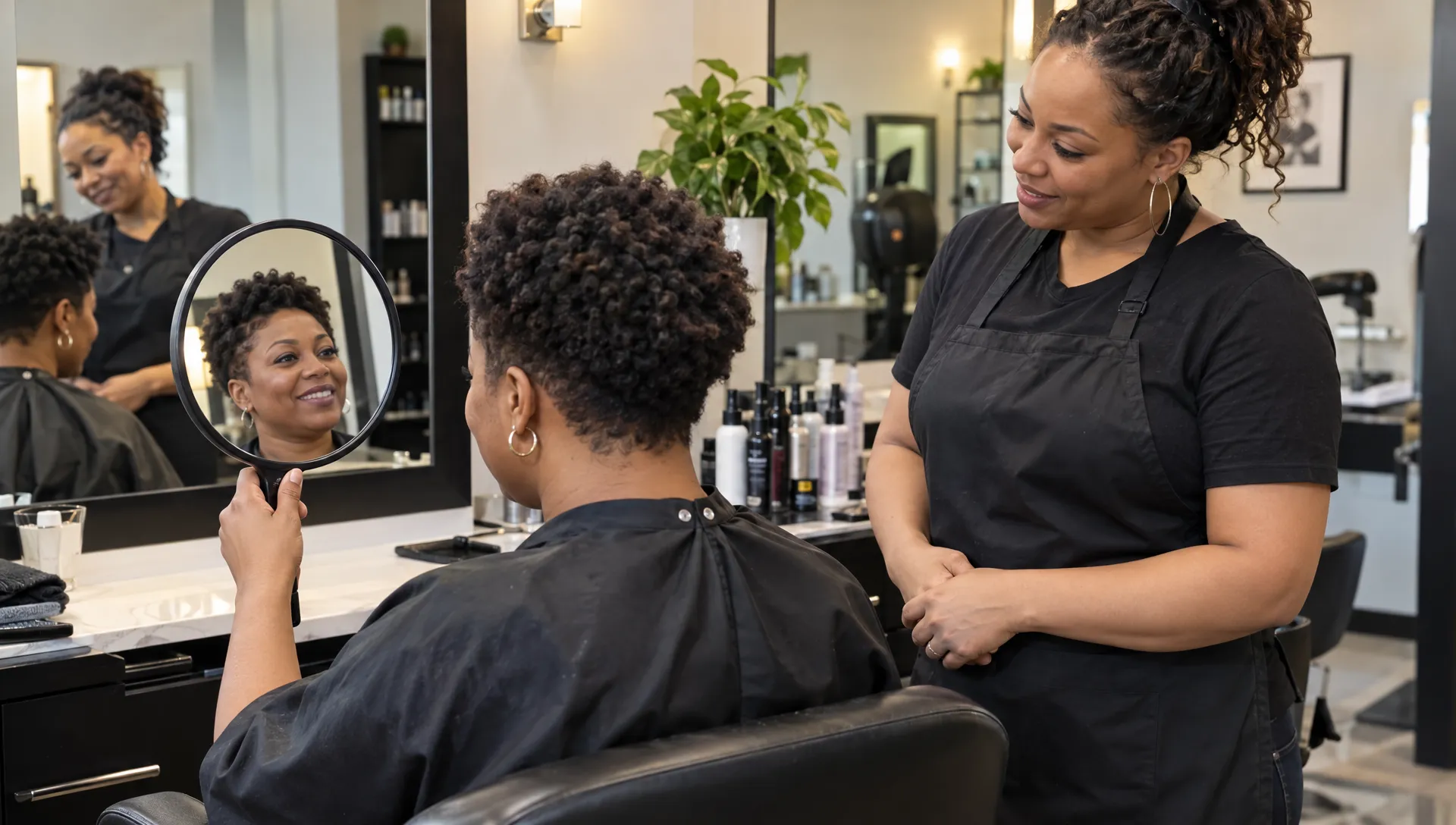 What a Blowout on Short Natural Hair Can Realistically Achieve