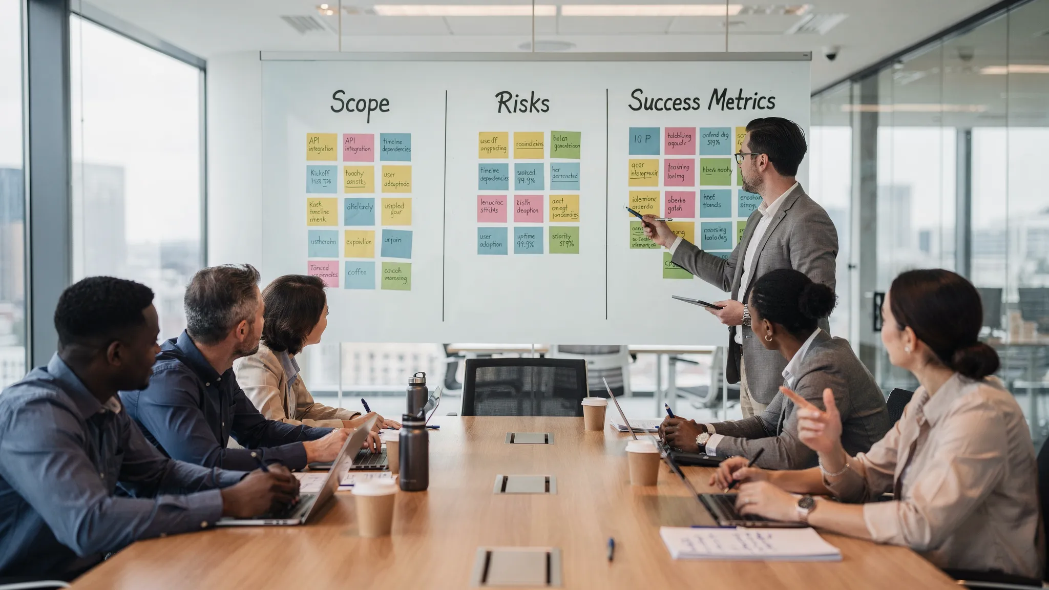 Software Project Kickoff: Scope, Risks, and Success Metrics