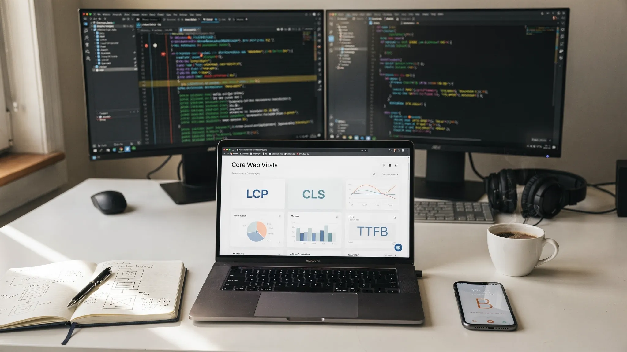 React Website Performance: Fix LCP, CLS, and TTFB
