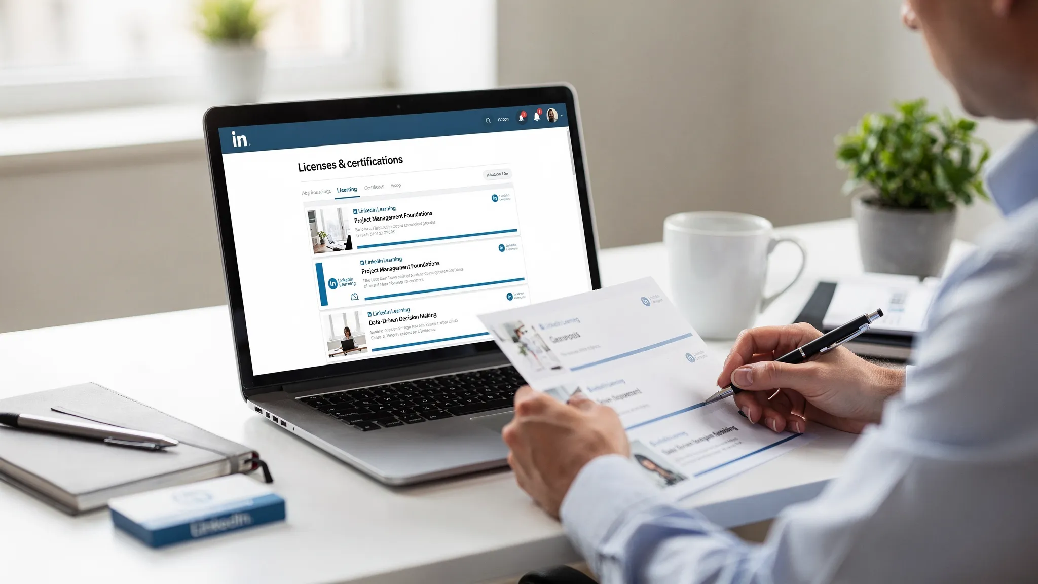 How to Add LinkedIn Learning Badges on Profile
