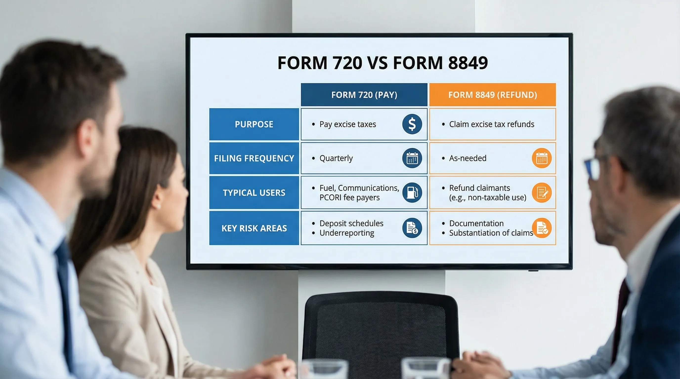 A clean side-by-side comparison infographic titled 