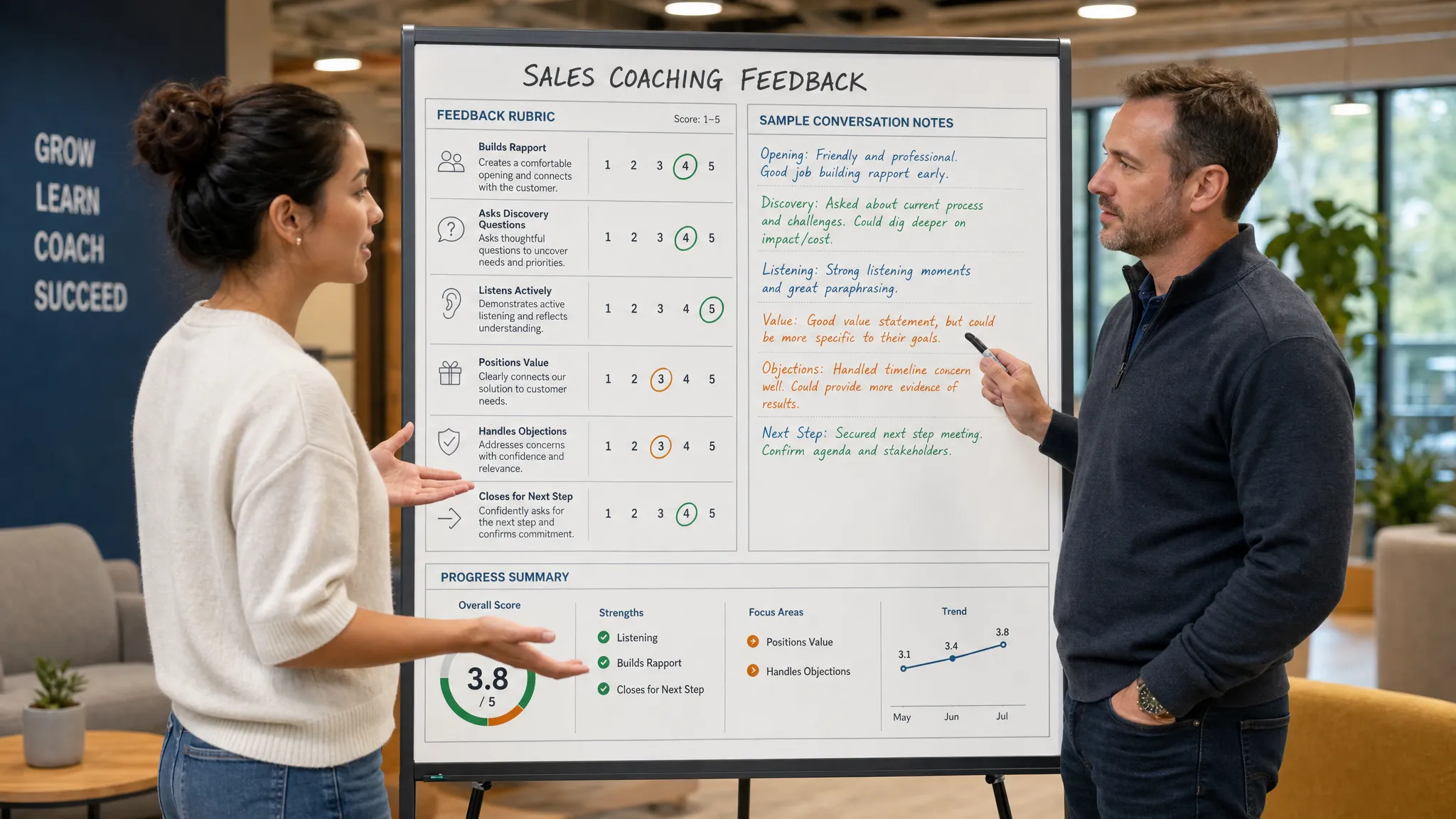 Training an AI for Better Coaching and Feedback