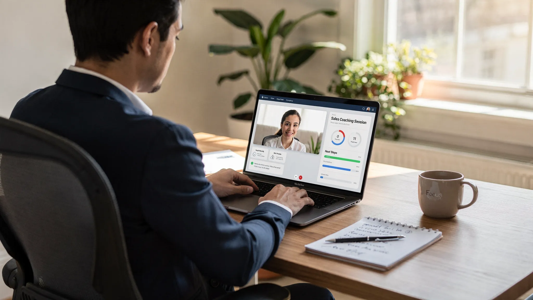 Coaching Remote Sales Teams With AI: A Simple System