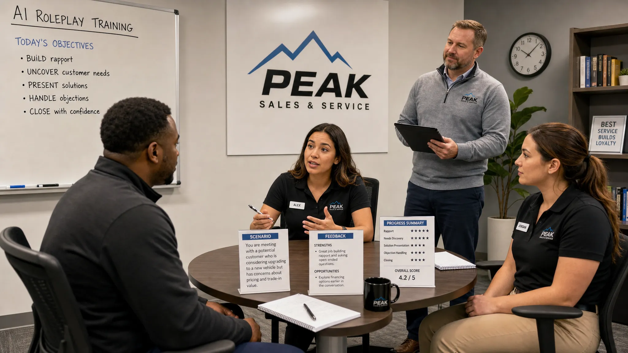AI Strategies to Improve Coaching and Rep Readiness
