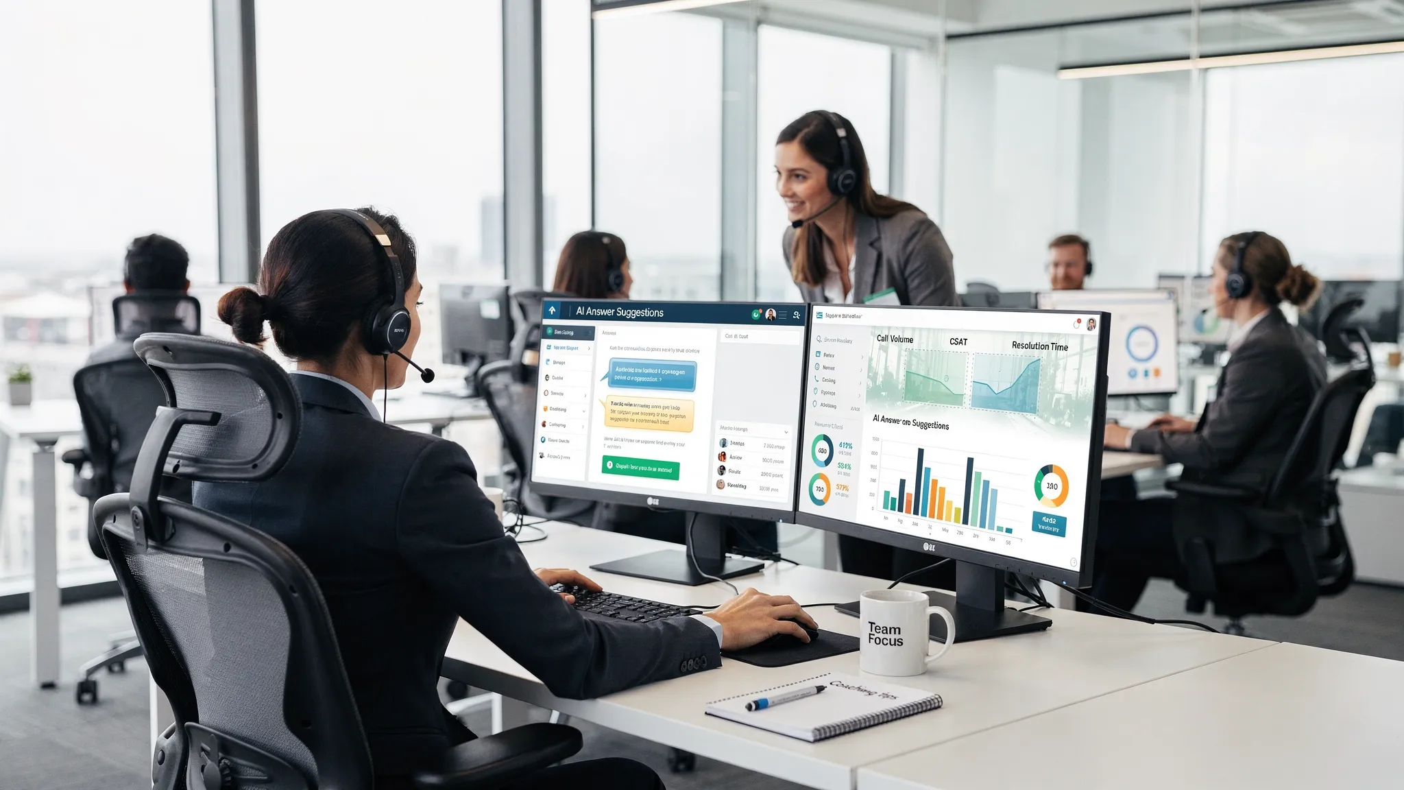 Contact Center AI: Reduce AHT Without Hurting CSAT