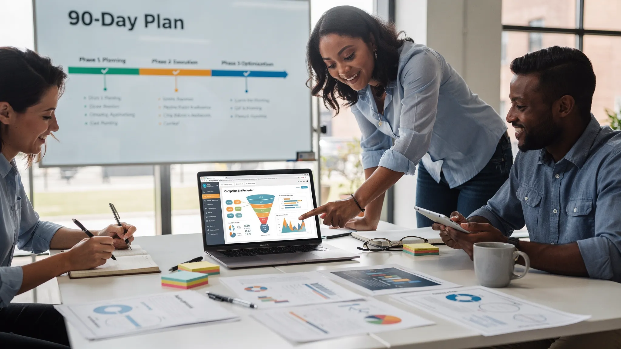 AI Marketing Strategy: A 90-Day Plan for Lean Teams