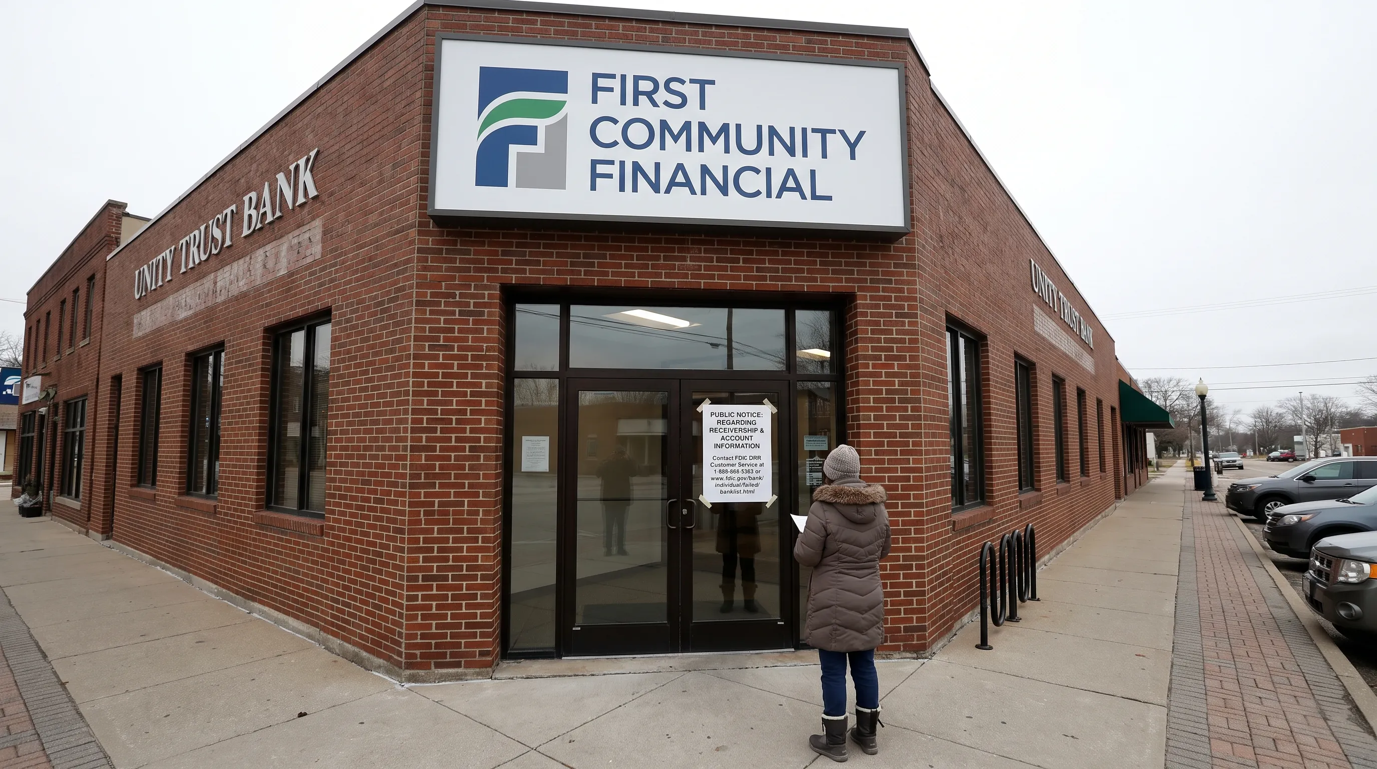 A former bank branch now operated under a successor’s name provides a starting point for locating archived account statements.