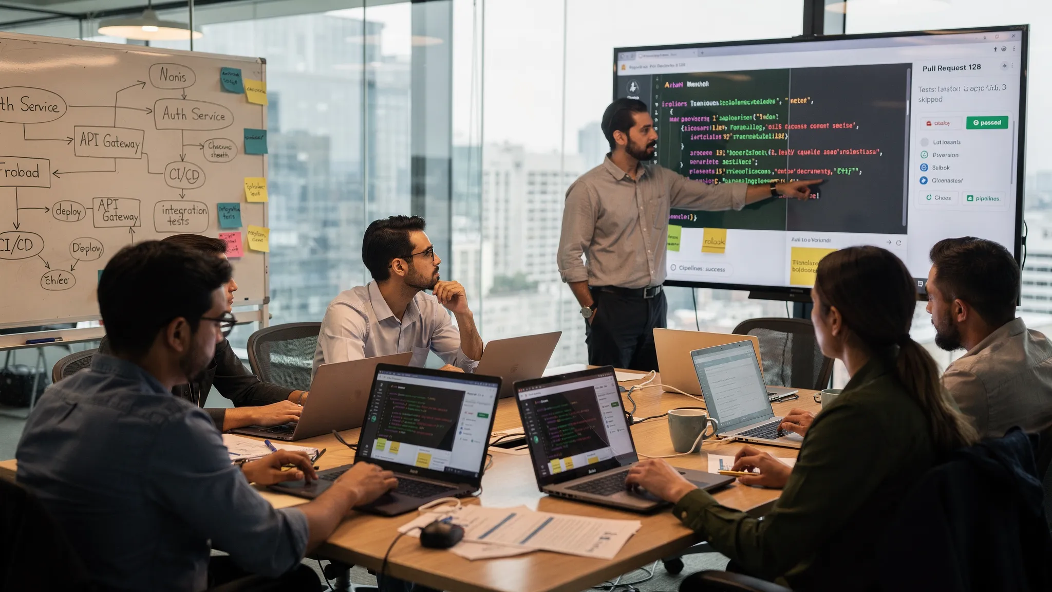 Git Workflow for YAML API Tests: PR Checks, Reports, Merge Rules
