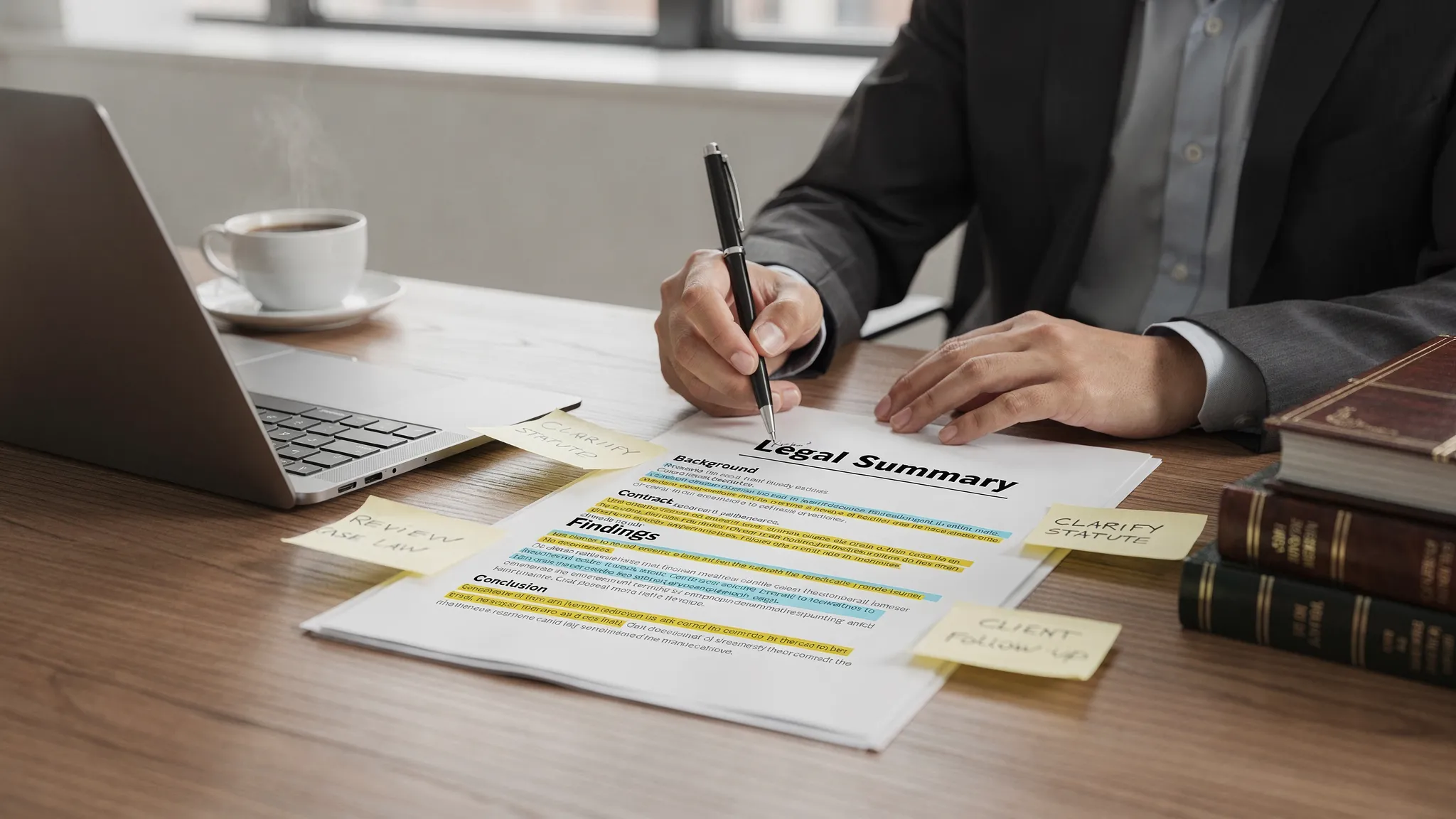 Legal Summaries That Judges and Adjusters Actually Read