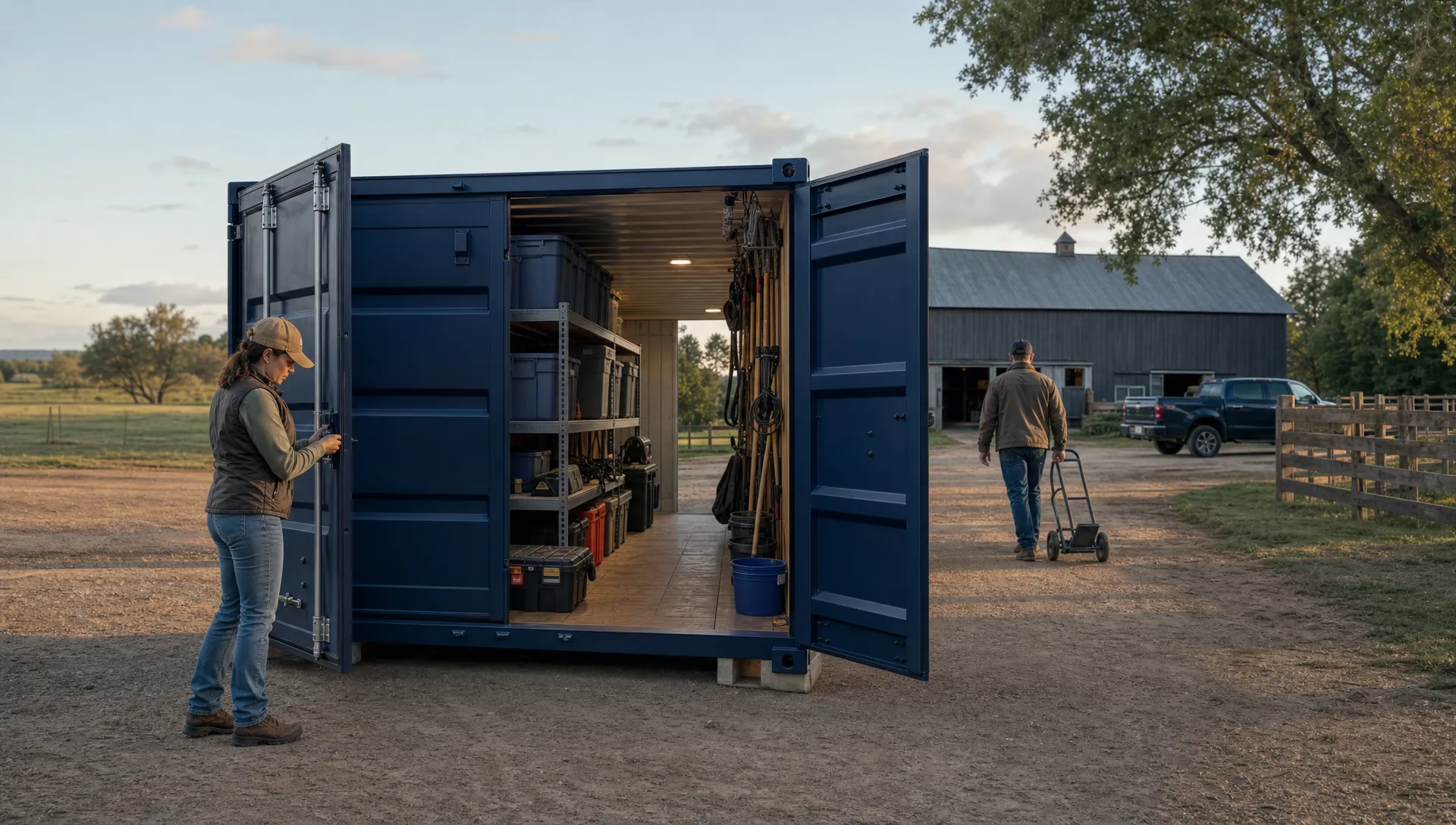 Double Door Shipping Containers for Easy Access Storage