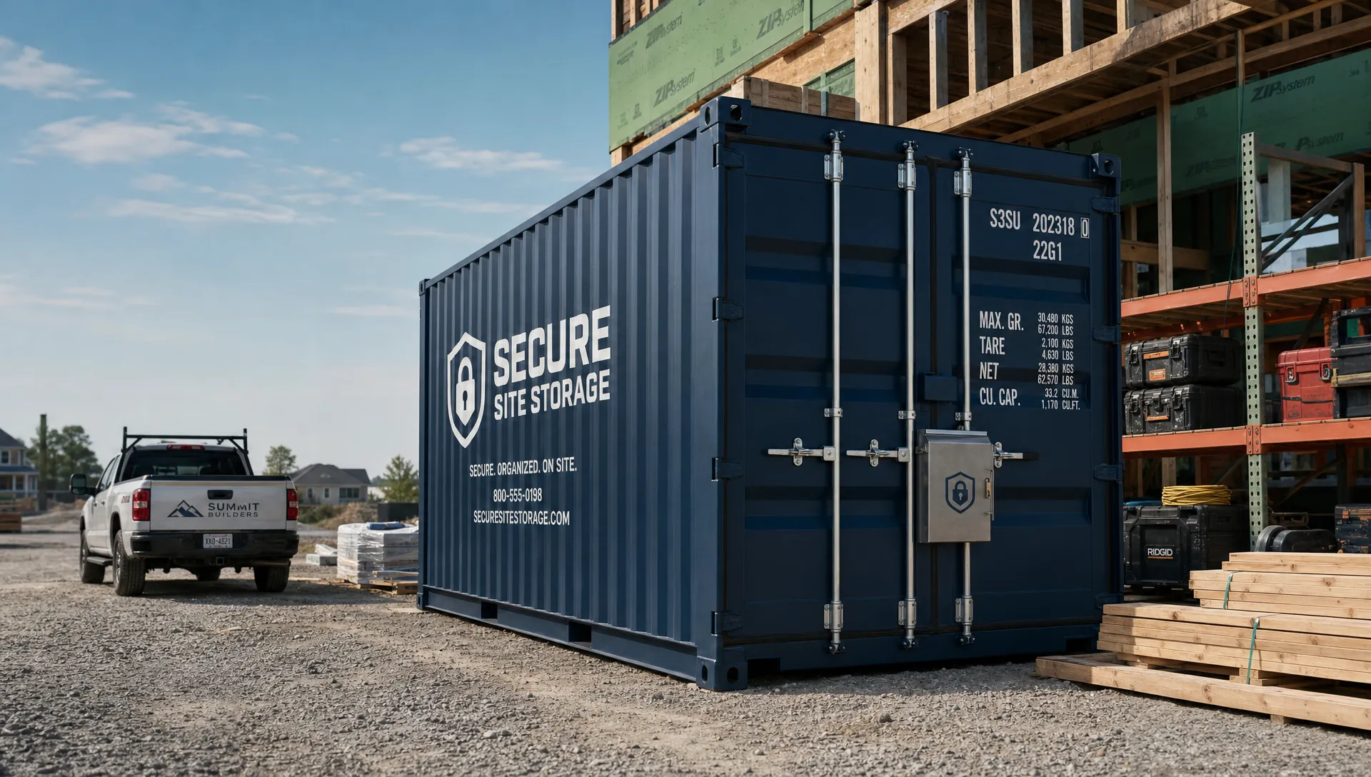 Building Site Containers for Secure Job Site Storage