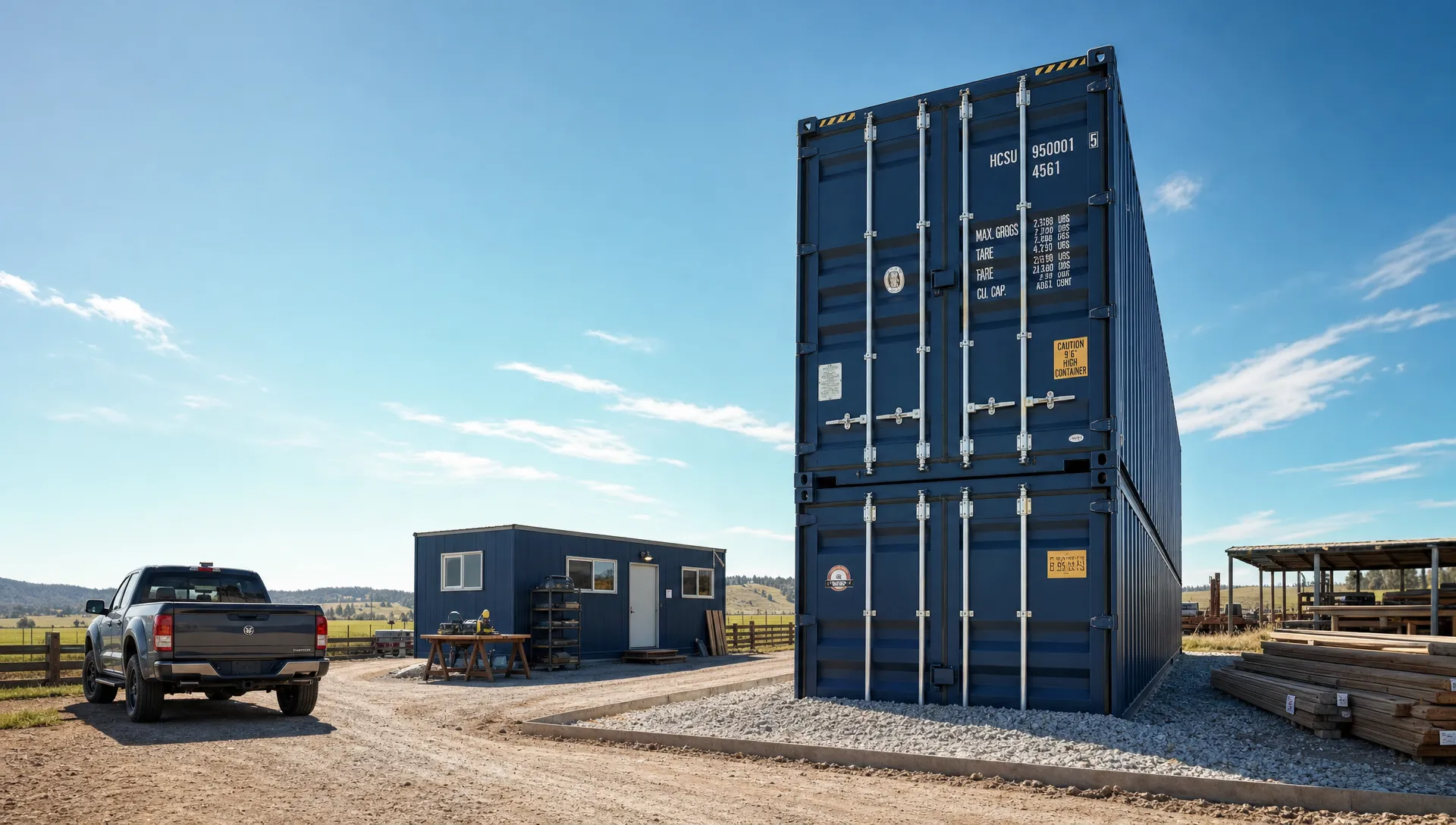 High Cube Shipping Containers for Tall Cargo and Builds