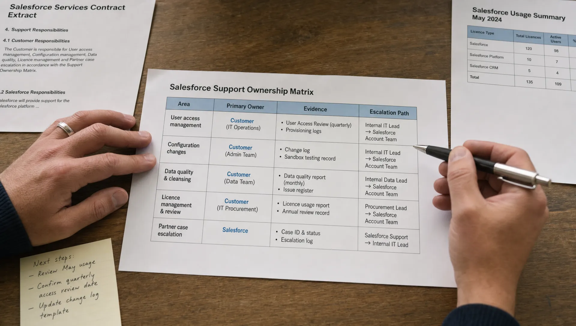 How to Build a Salesforce Support Team With Clear Ownership