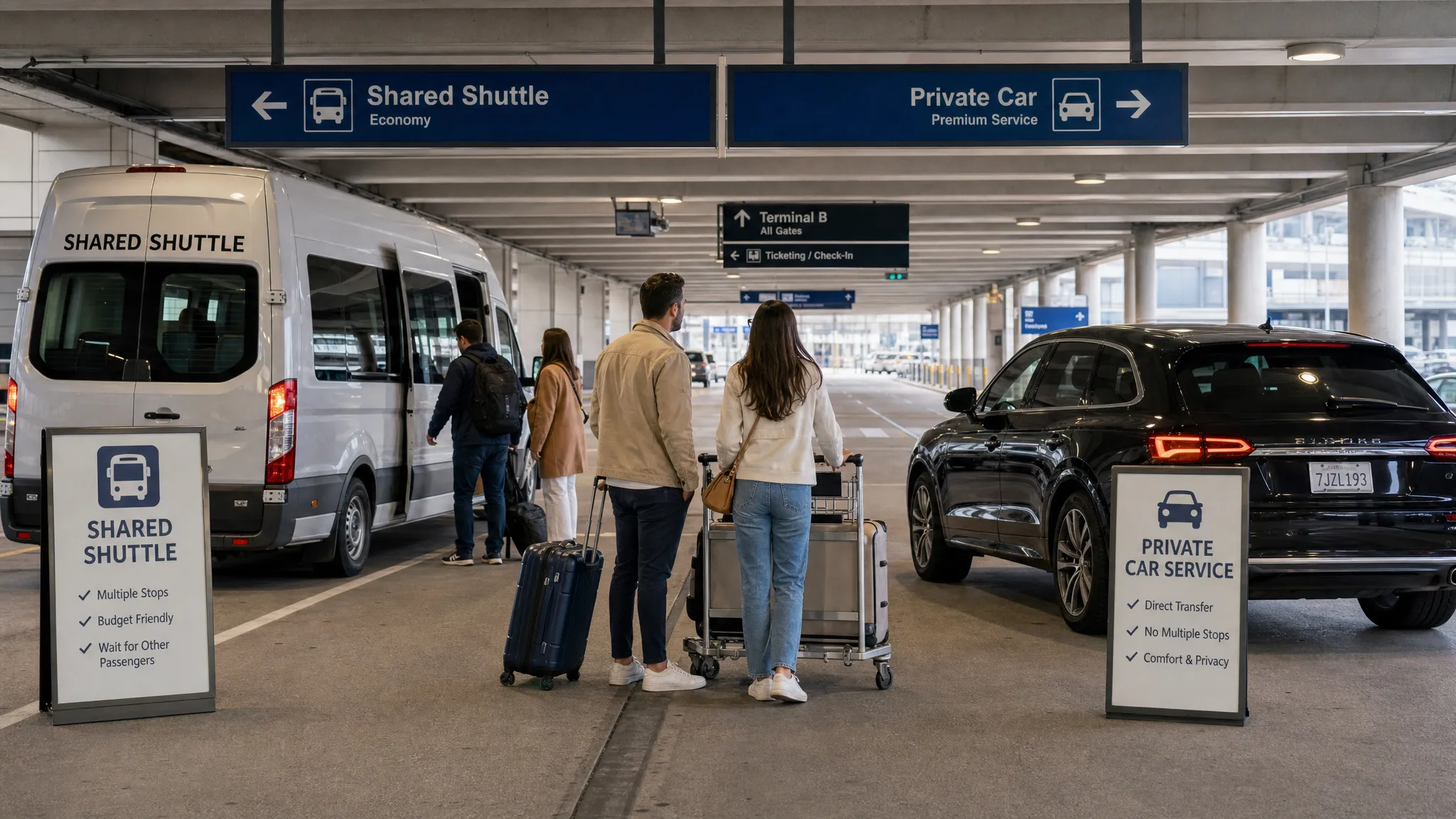 Airport Shuttle Service or Private Car for Airport Travel?