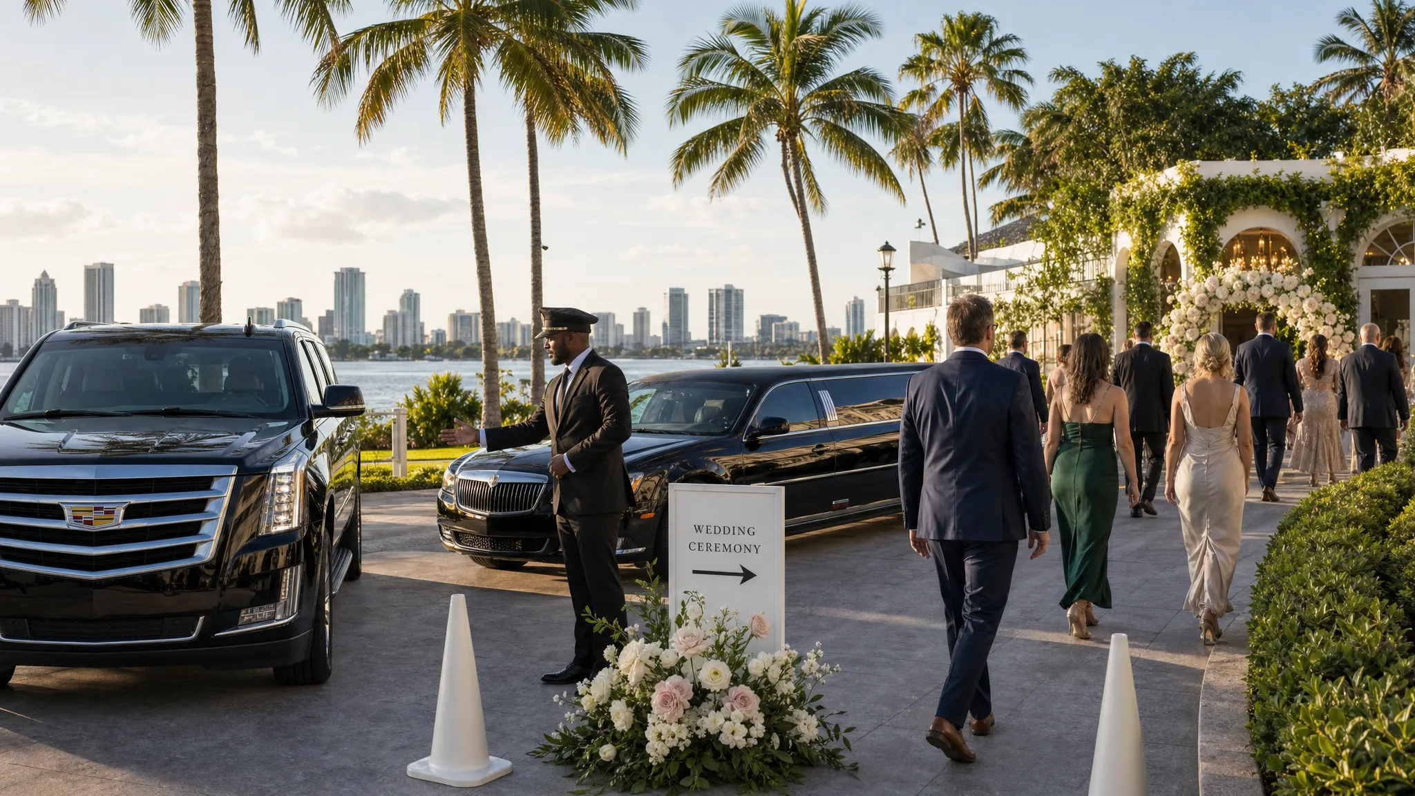 Limo Service Miami for Weddings, VIPs, and Airport Runs