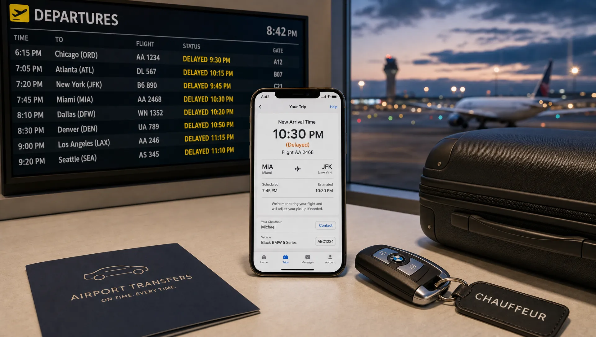 How Do Limo Services Accommodate Flight Delays?