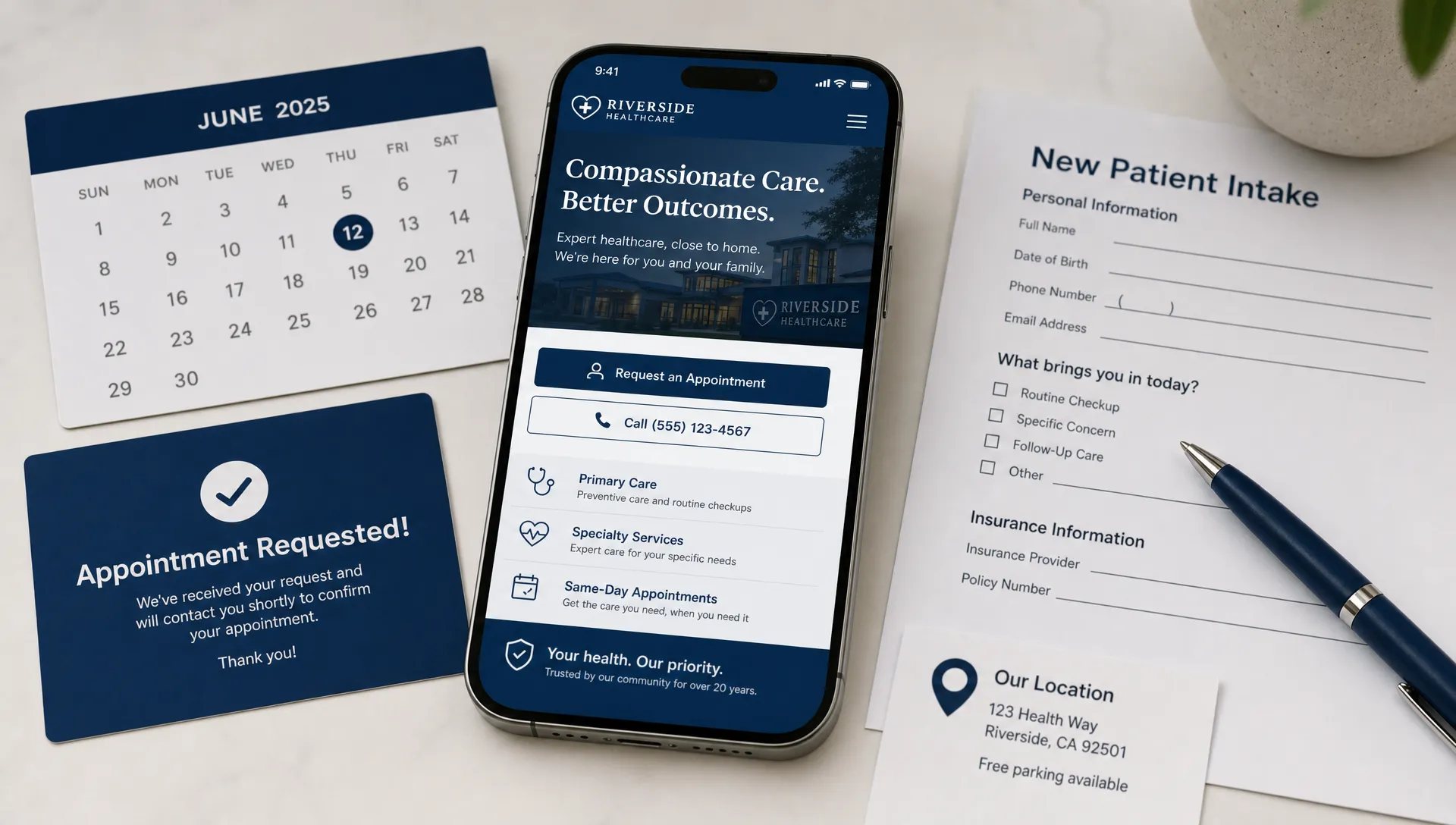 How Healthcare Landing Pages Turn Clicks Into Visits