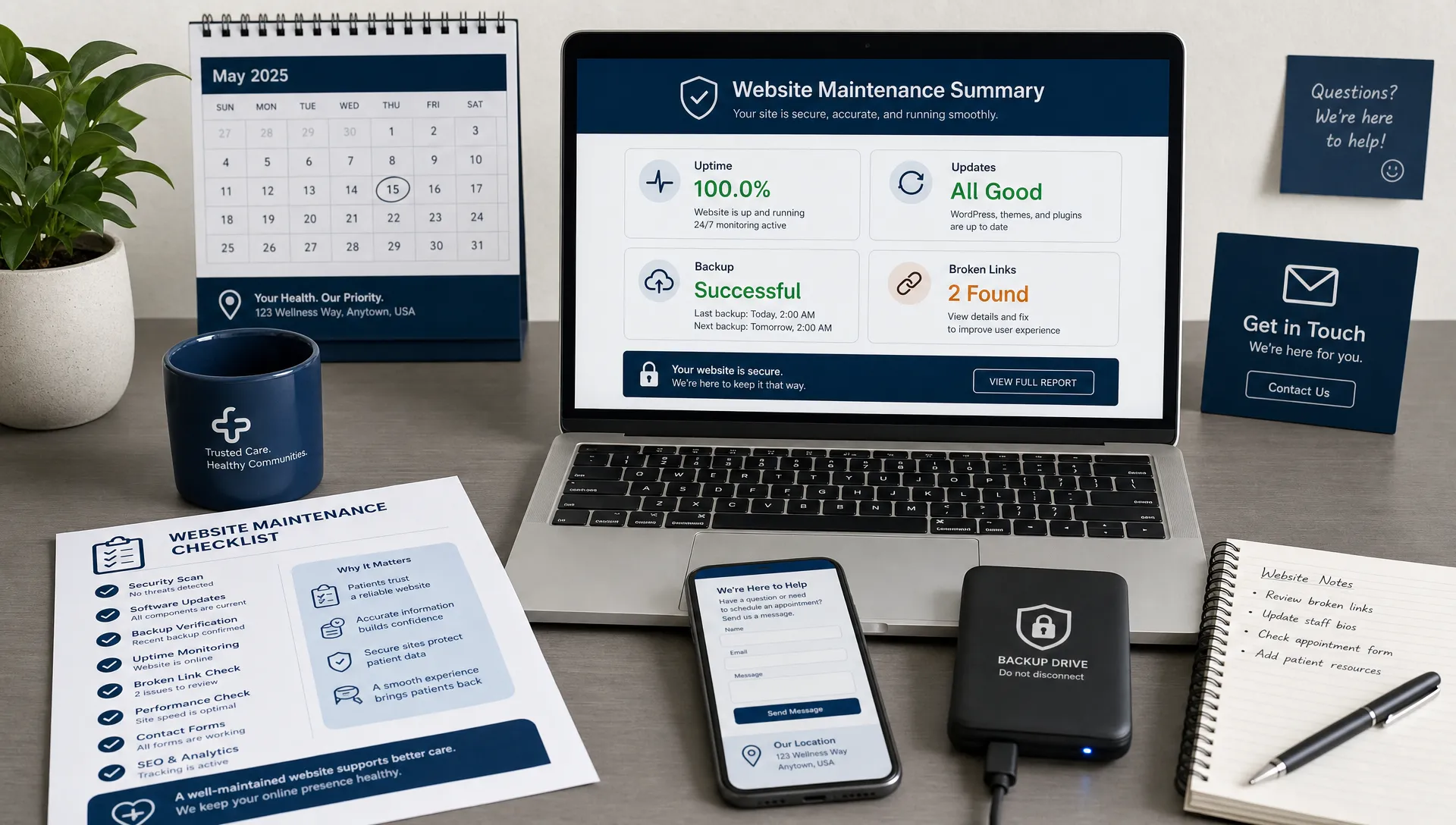 Website Maintenance Checklist for Healthcare Practices