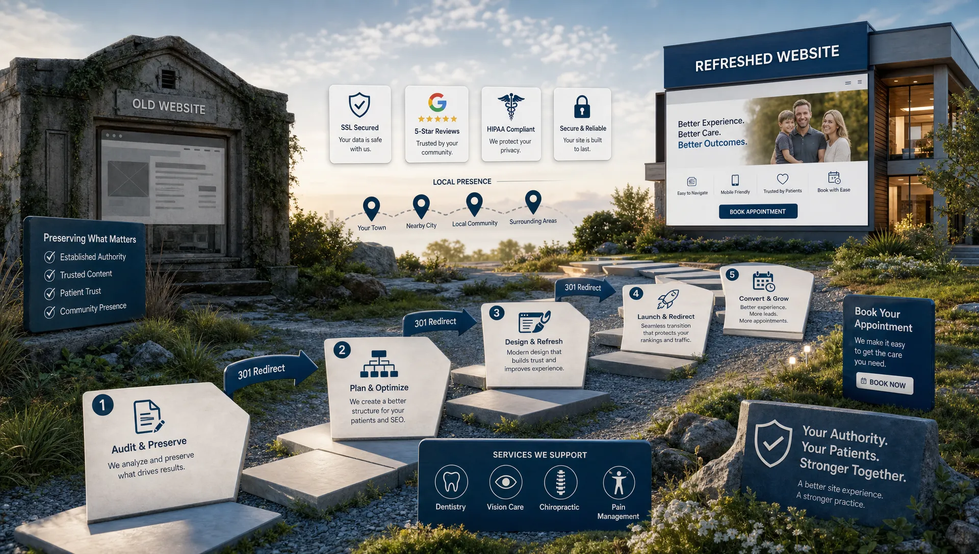 How to Redesign a Healthcare Website Without Losing Rankings