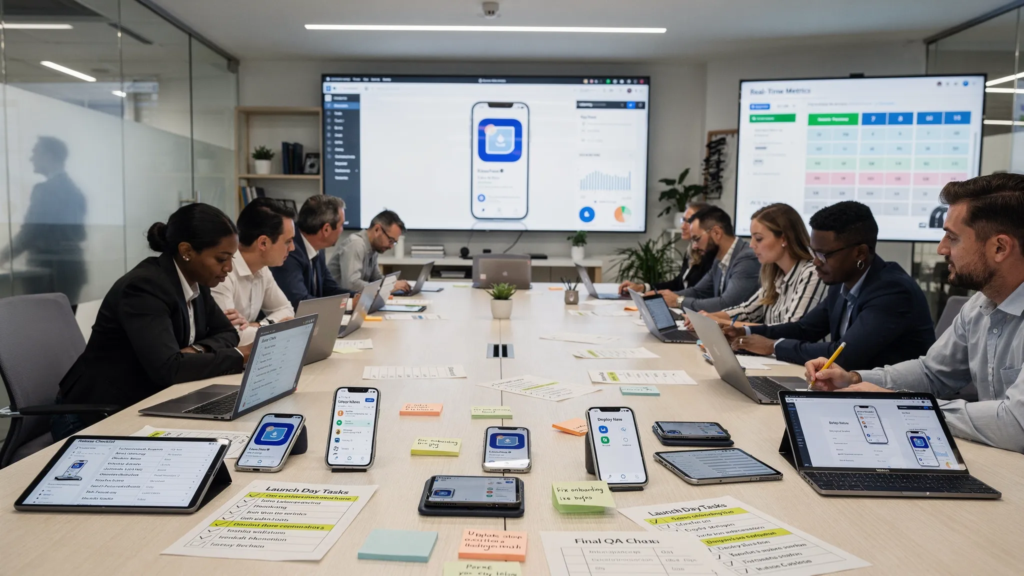 App launch checklist for a smooth first mobile app release