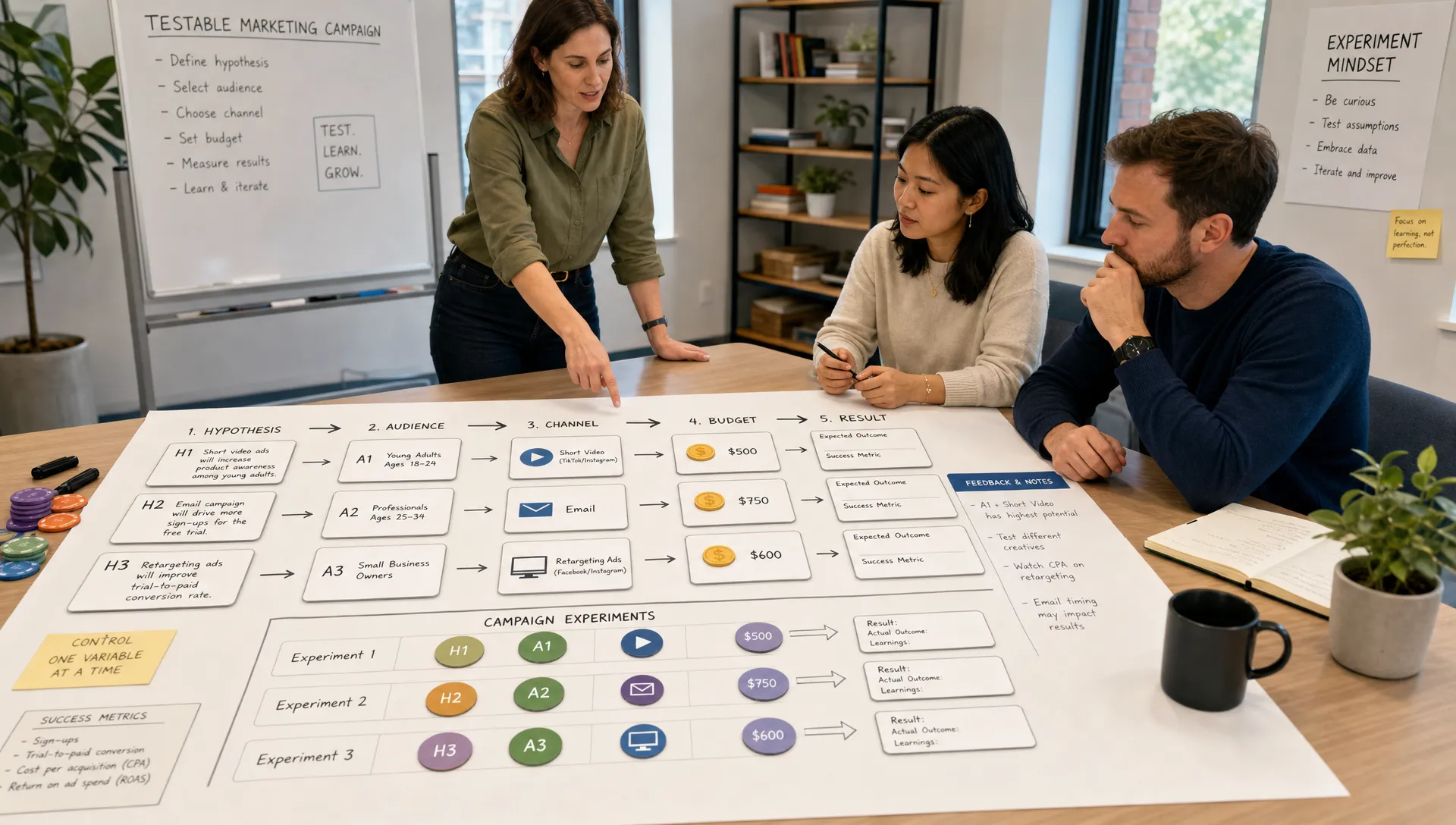 How to Build a Marketing Campaign Learners Can Test