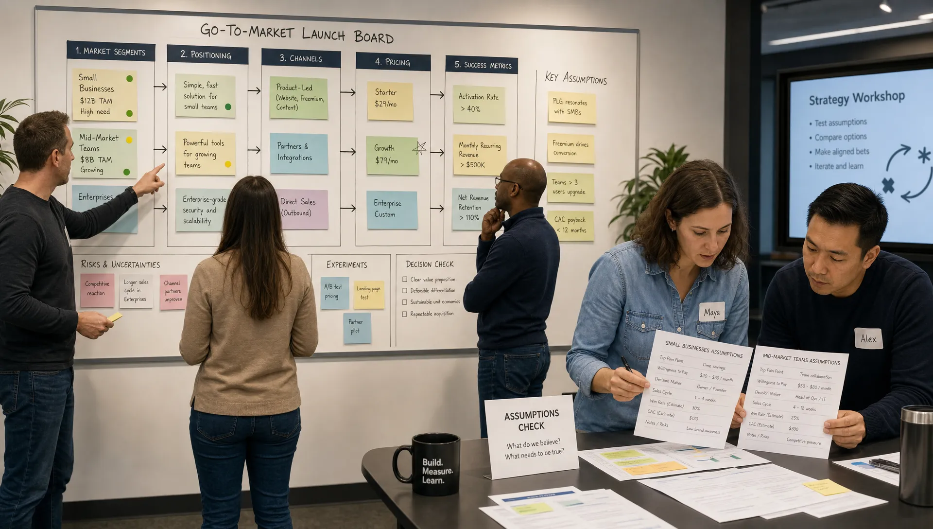How to Teach Go to Market Strategy Through Action